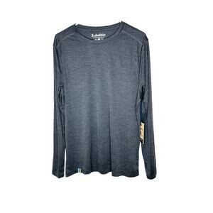 NWT Chubbies Mens The Ember Long Sleeve Shirt Medium Ultimate Tee Heathered Gray